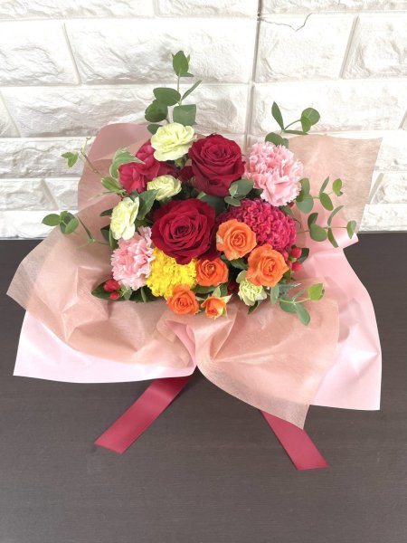 画像2: 2025年9月お誕生日用スタンディングブーケ (2)