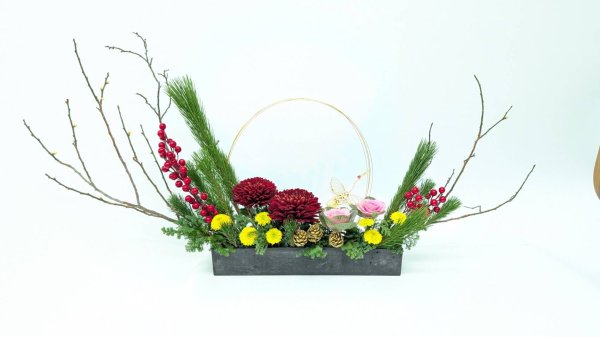 画像1: 2025年12月お正月アレンジ (1)
