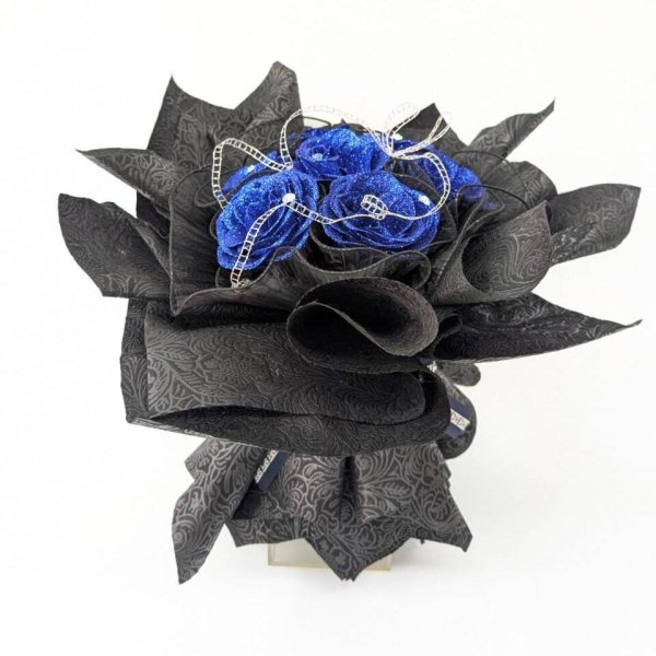 画像1: キラキラ輝く枯れない花束 グリッターローズブーケ (1)