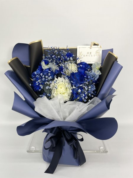 画像1: 2026年3月卒業式スタンダード花束 (1)