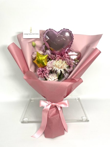 画像1: 2026年3月卒業式スタンダード花束 (1)