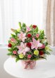 画像1: ユリとバラのプレミアムアレンジメント (1)