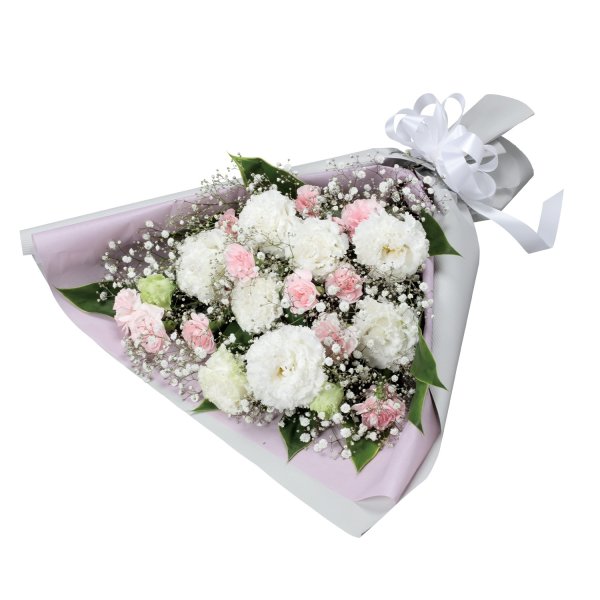 画像1: ＜2026年10月・11月・12月お供え商品＞お供えの花束（墓前用・一対）(全国) (1)