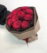 画像2: 10月赤バラ12本(ダーズンローズ)の花束　コンパクトタイプ (2)